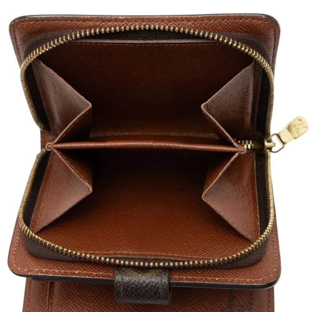 Louis Vuitton Vintage Monogram Canvas Zipped Compact Wallet